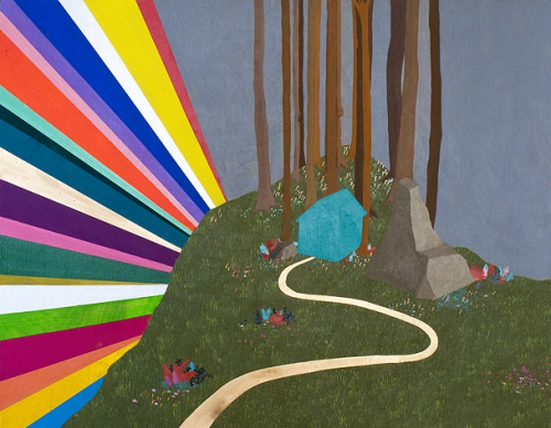 Escapist Fantasy 1, 2010 (acrylic and enamel)
